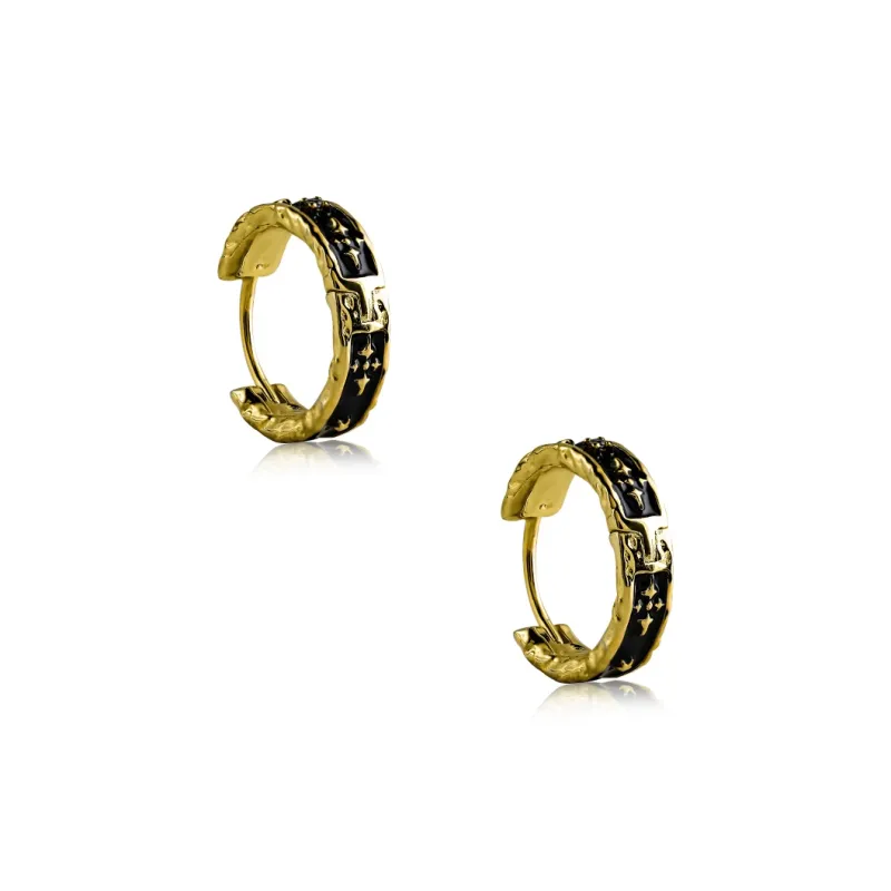 Cuud S925 Silver Stud Earrings Men's-4