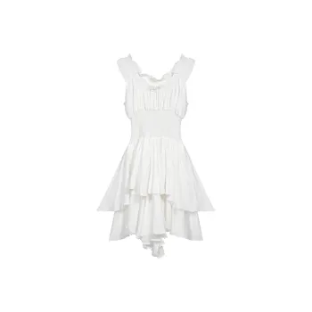 SNZX Sleeveless Dresses Women's White
