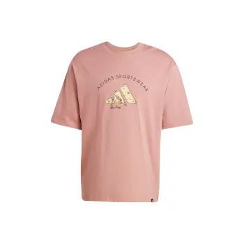 Adidas Sportswear CODES DOODLE SCOOTER T Shirt Men's Warm Earth Umber