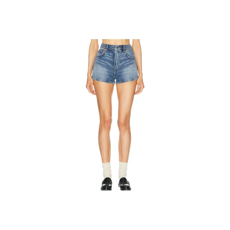 GRLFRND Denim Shorts Women's Blue-0