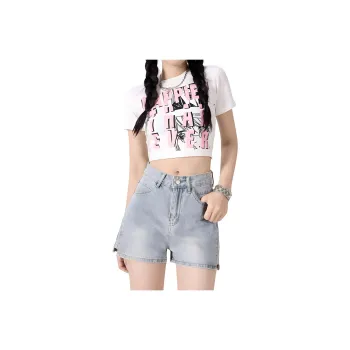 Shuhao Bai Denim Shorts Women's