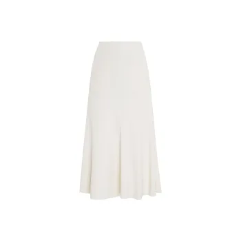 IDPAN Casual Long Skirt Women's Ecru