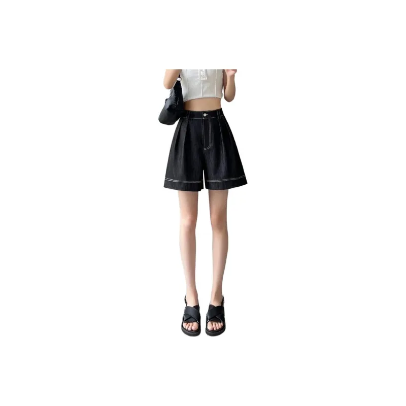 Si Bei'er Denim Shorts Women's-0