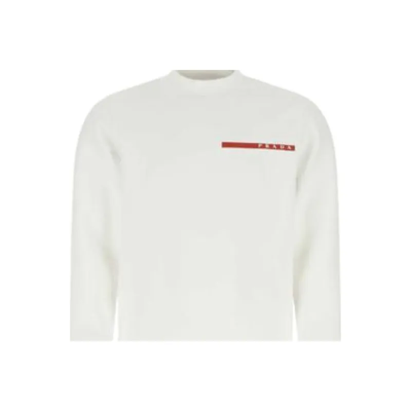 PRADA Sweatshirts Men White-4