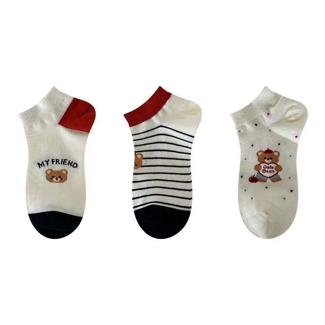Moremoli Ankle Socks Women's 3 Pack-4