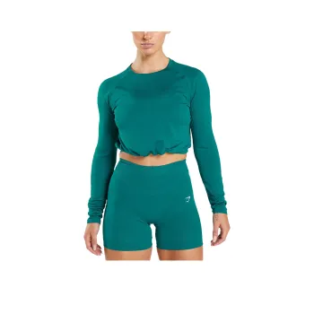 GYMSHARK Sweat Seamless Workout Clothing Women's Rich Cyan