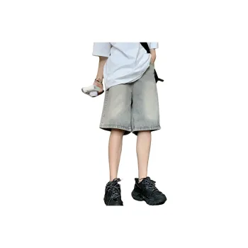 Kele Coco Denim Shorts Unisex Gray
