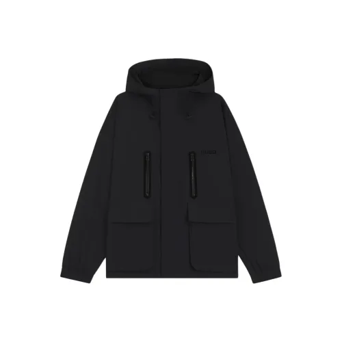 HUGO BOSS Jackets & Coats Men's Black