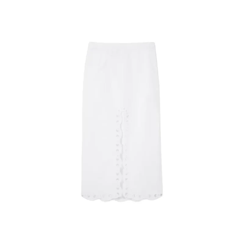 GUCCI Casual Long Skirt Women's White-0