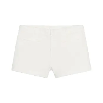 ZARA ZW Series Denim Shorts Women's White