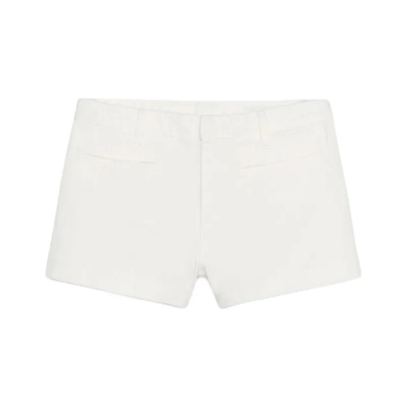 ZARA ZW Series Denim Shorts Women's White-0