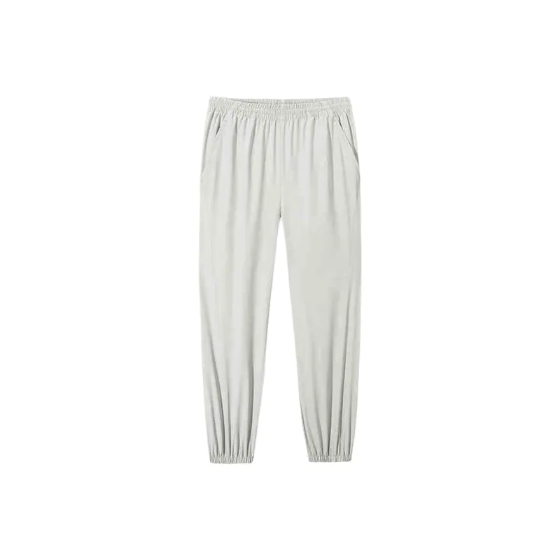 Anta Comprehensive Training Collection Sports Lifestyle Collection Sports Pants Women's Pearlescent Gray-0