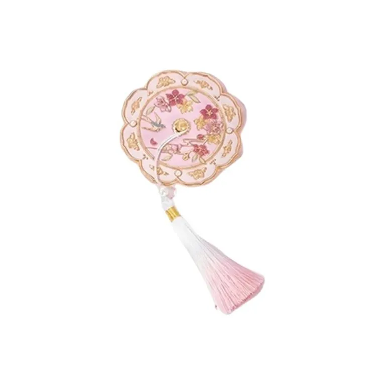 Future Maple Peach Blossom Handheld Mirror Make Up Mirrors Classical Style-0