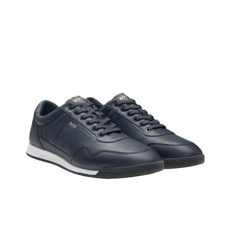 HUGO BOSS Low Top Casual Shoes Men's Blue-1