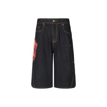 Xmithie Denim Shorts Unisex Black