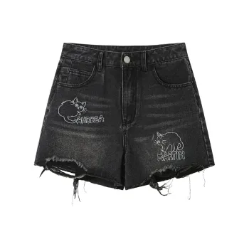 ANDREA MARTIN Denim Shorts Women's