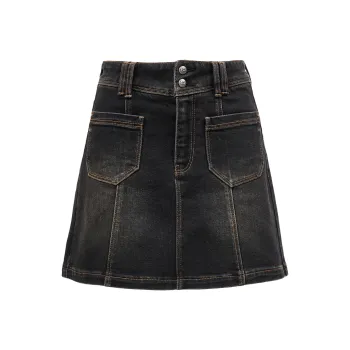 ONLY A Line Skirt Denim Short Skirts Skirt Women's