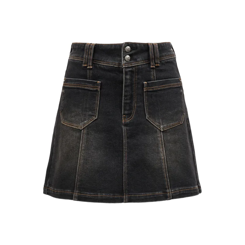 ONLY A Line Skirt Denim Short Skirts Skirt Women's-0