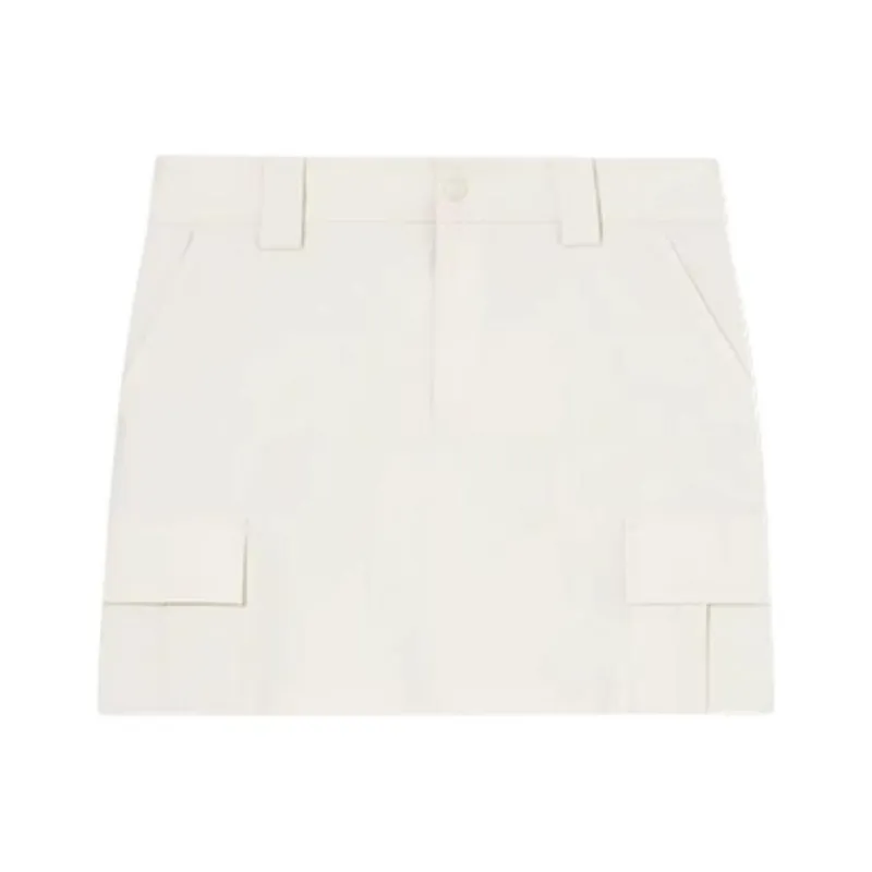 Orange Desire Cargo Short Skirts Women's-1