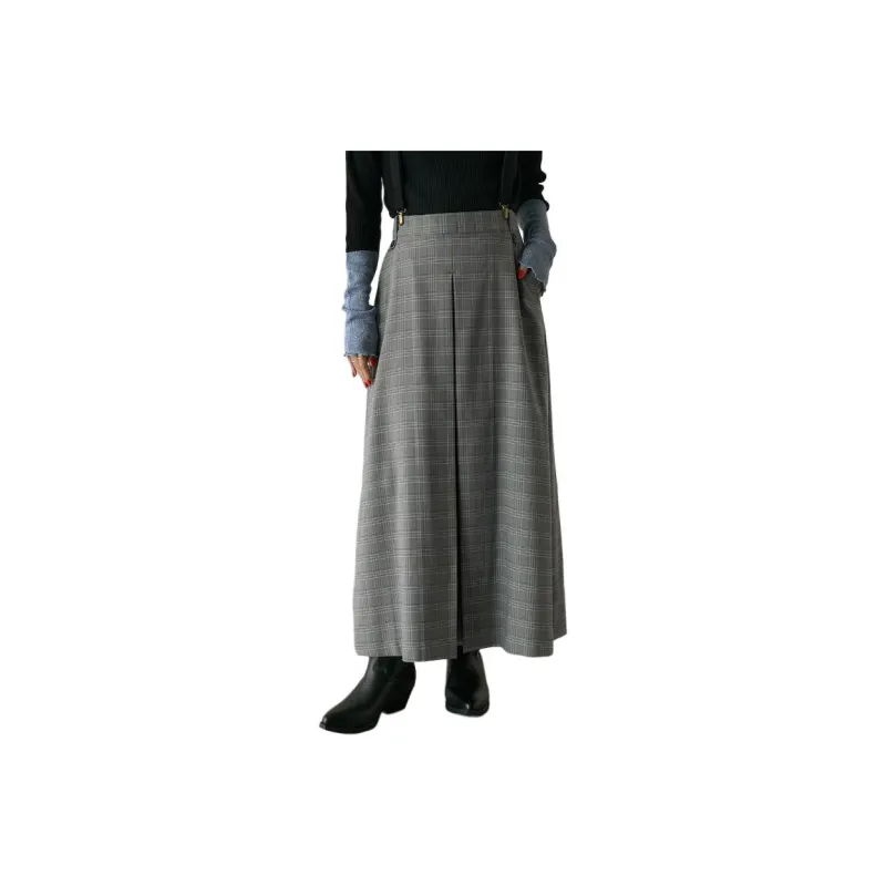 FREAK'S STORE Casual Long Skirt Women's Gray-0