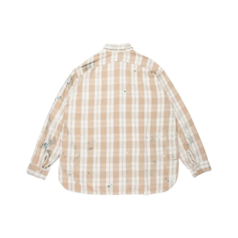 Bowwow SS25 PAINTED PAINTER FLANNEL SHIRT Unisex-1