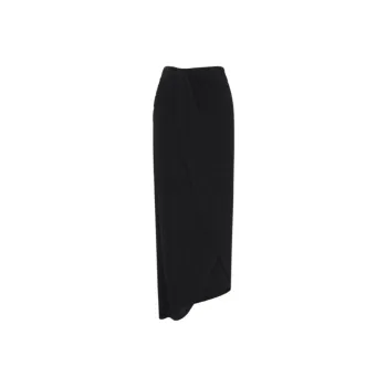 IDPAN Casual Long Skirt Women's Black