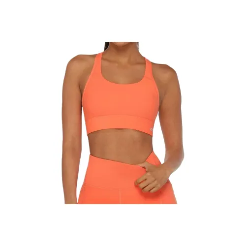 LORNA JANE Aloe Vera Compress & Compact Sports Bra Strapless Top Women's Orange