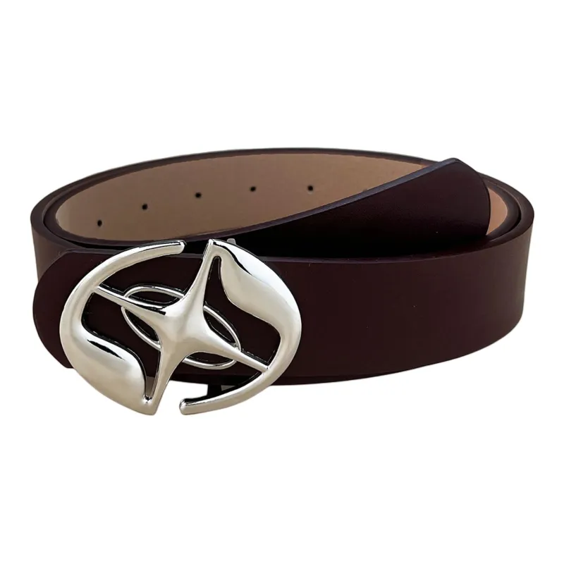 JEANSWEST PU Leather Belts Women's 3.3CM-2