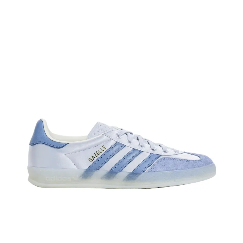 Adidas Originals GAZELLE INDOOR Anti Slip Wear Resistant Low Top Skateboard Shoes Women's Blue-1