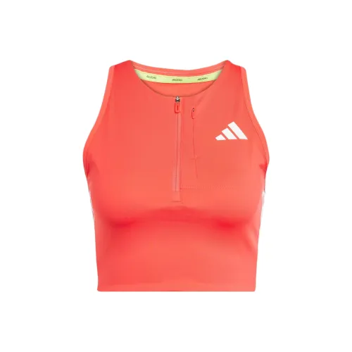 Adidas Pack Shipping With AdiClub Adizero Running Gel Pocket Crop Top