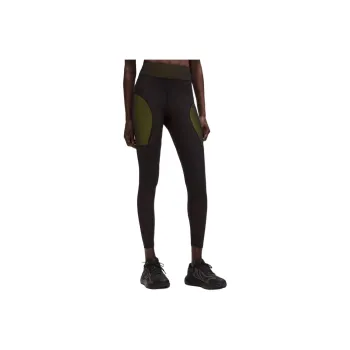 Lululemon x SLNSH Mesh PanelledEverlux™ SS25 Sports Pants 28' Women's Black/Serpentine Yellow/BLK/YLSR