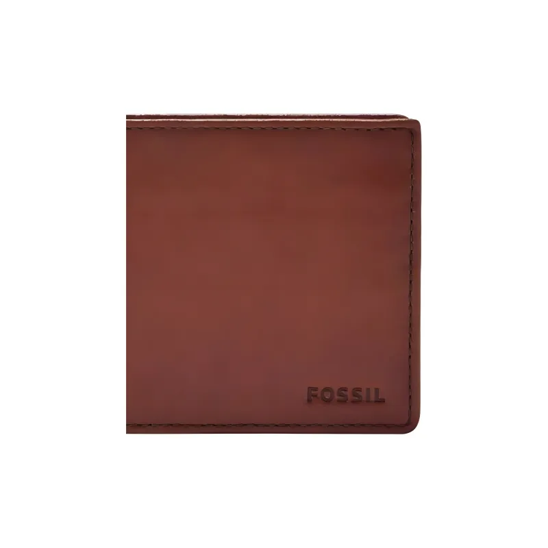 FOSSIL Leather Wallet Men's Brown-4