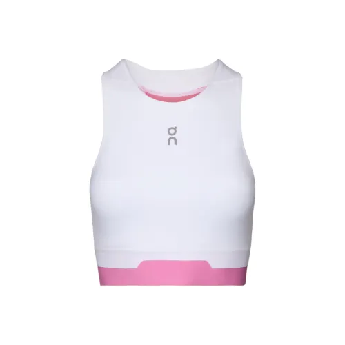 On Sleeveless Sports Shirts Women's White