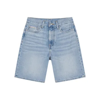CALVIN KLEIN SS25 Denim Shorts Women's Light Blue