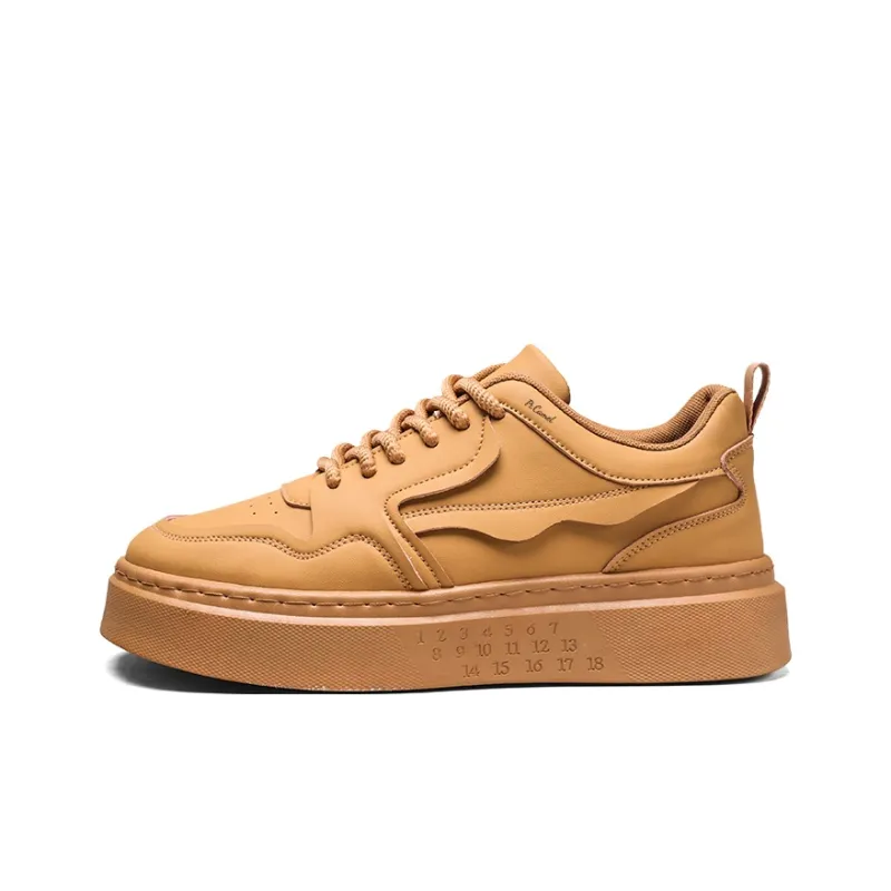 PROTECTCAMEL Abrasion Resistant Lightweight Height Increasing Low Top Skateboard Shoes Men's-4