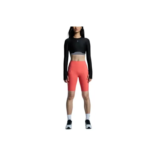 On Sports Shorts Women's Coral Red