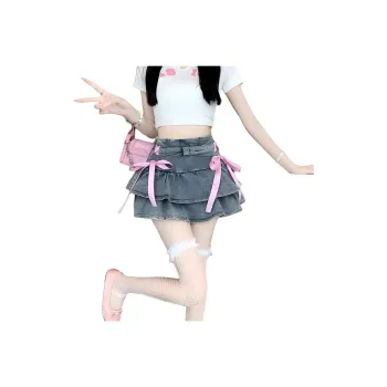 XIANSINIAO Denim Short Skirts Women's