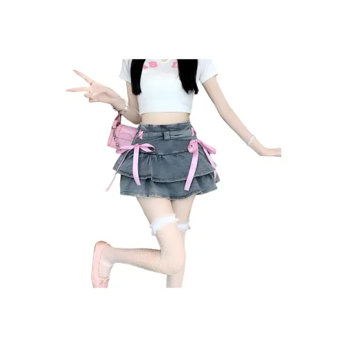XIANSINIAO Denim Short Skirts Women's