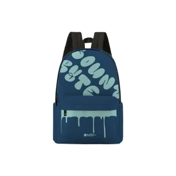 ONRF Polyester Students Backpack Laptop Bag Unisex Blue