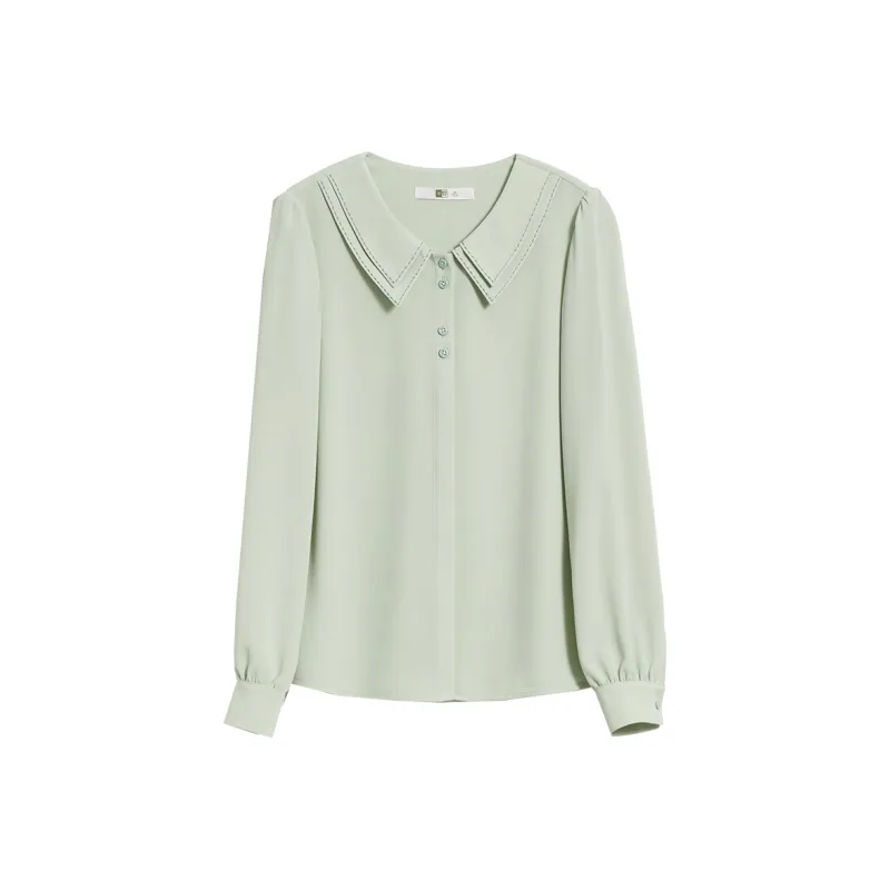 Mambe Shirts Women's Spring Sprout Green-0