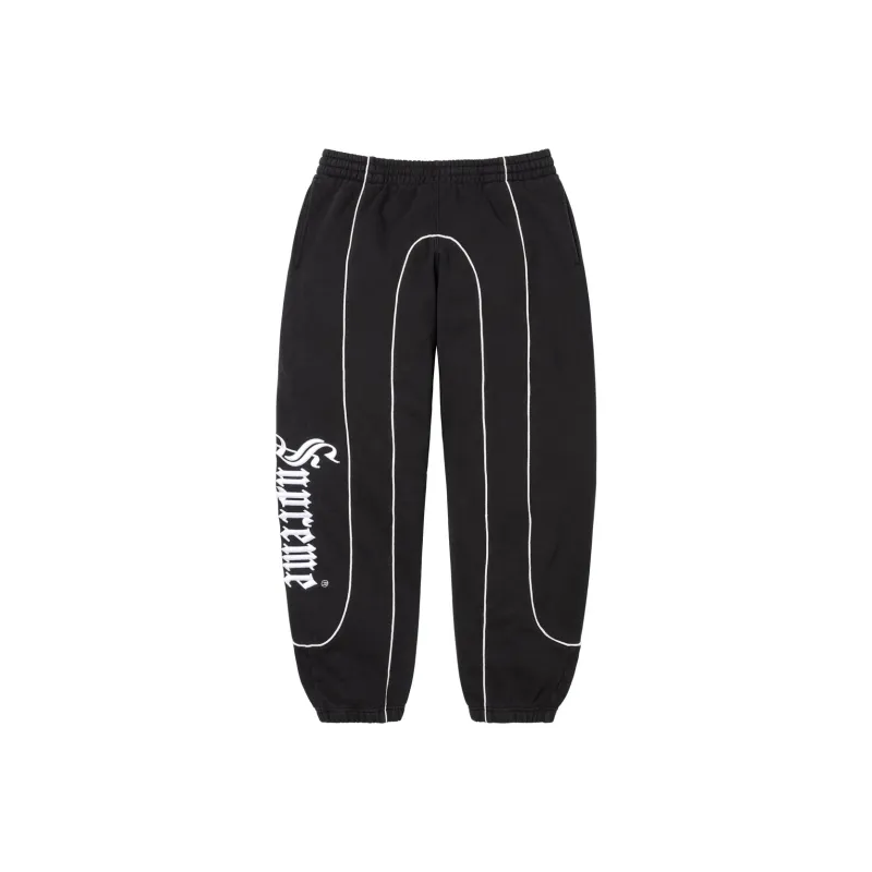 Supreme Curve Piping Track Pants-0