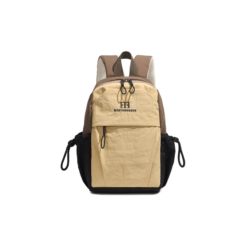 WICKBUEN Nylon Backpack Unisex Blue/Orange/Purple/Khaki-9