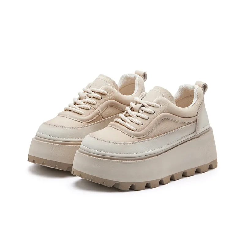 BURGELY Lightweight Height Increasing Low Top Casual Shoes Women's-11