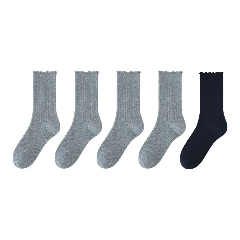 Moremoli Mid Calf Socks Women's 5 Pack-6