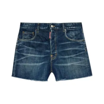 DSQUARED 2 Vintage Effect Denim Shorts