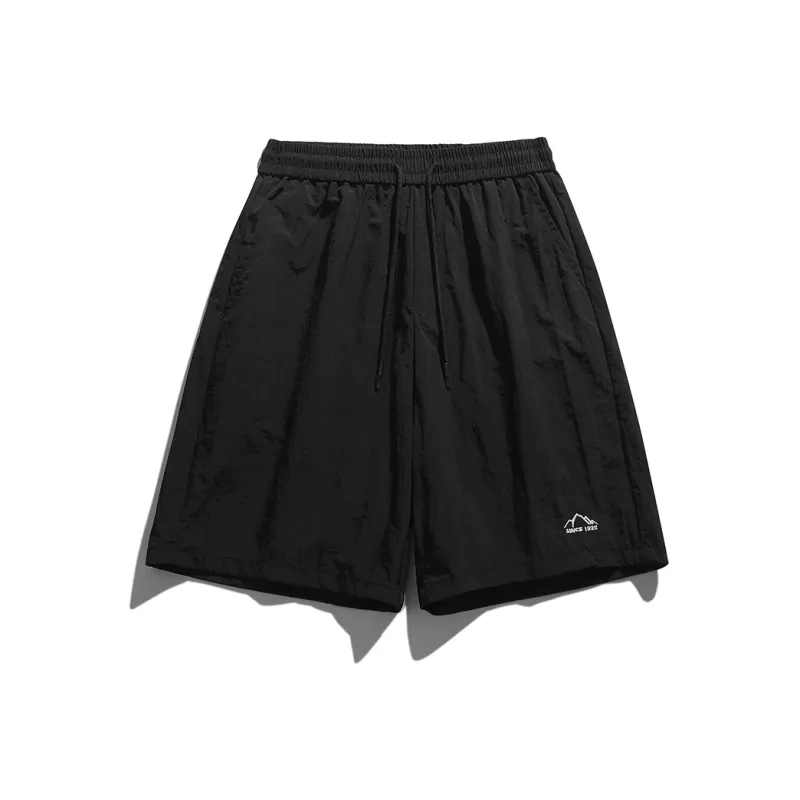 GROW DATE Cargo Shorts Unisex Night Black-80