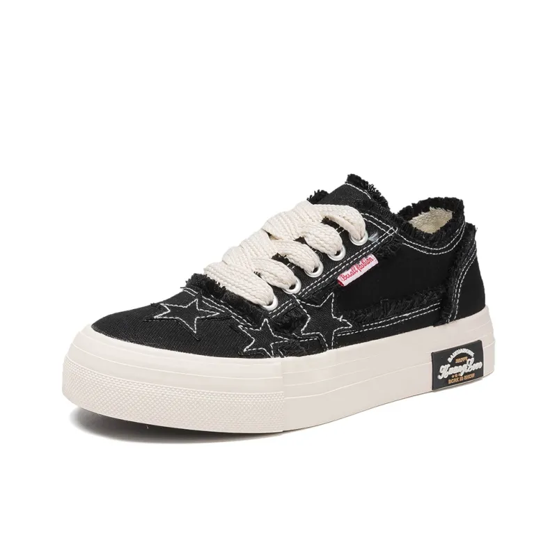 BINGO DUCK Slip Resistant And Breathable Low Top Skateboard Shoes Women's-7