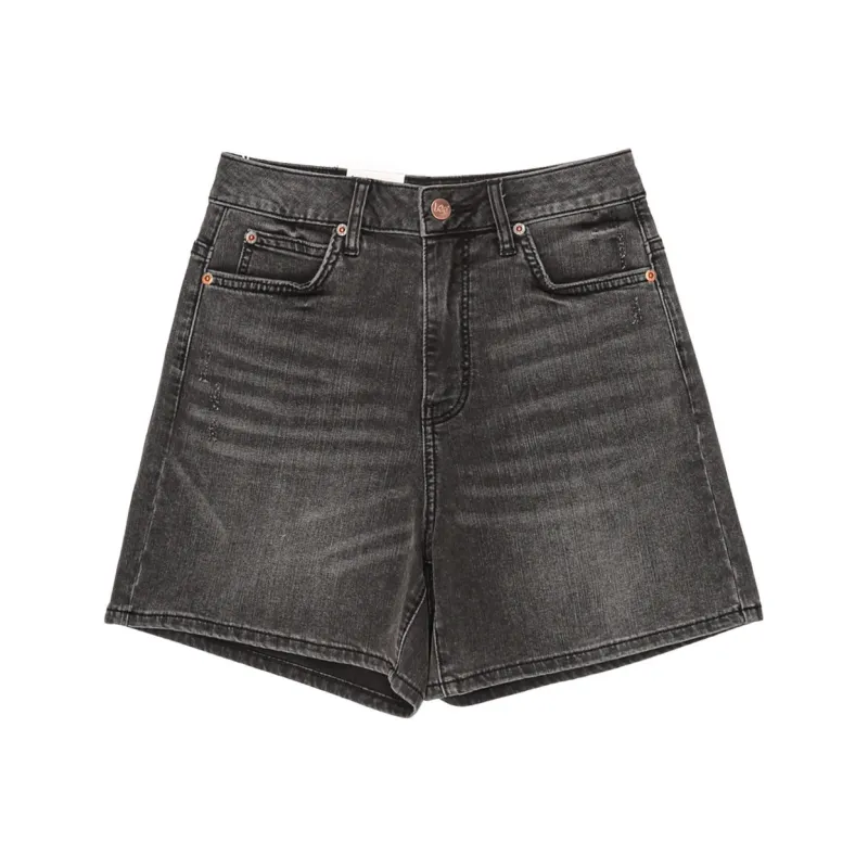 Lee Denim Shorts Women's Black Gray-0