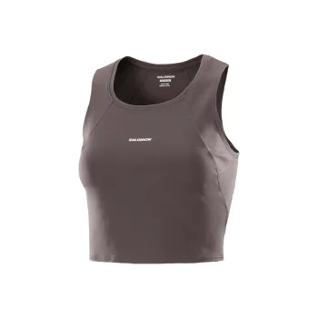 SALOMON SHKout Bliss Sport Vests Women's Coffee Bean Color
