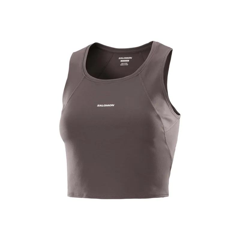 SALOMON SHKout Bliss Sport Vests Women's Coffee Bean Color-0